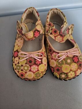Girls Floral Shoes 6-12m